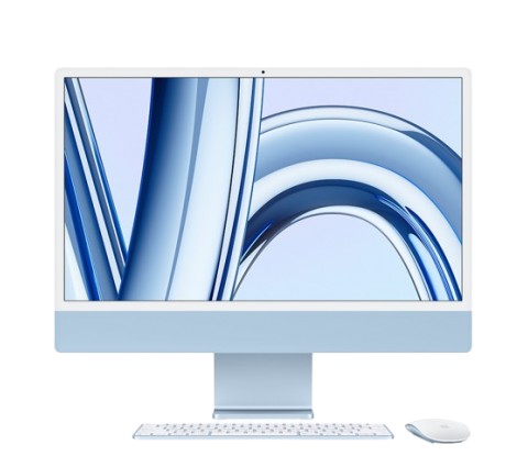 iMac 24" ( M3 ) CPU de 8 núcleos GPU de 10 núcleos 512 GB de capacidad¹ 8 GB de memoria unificada